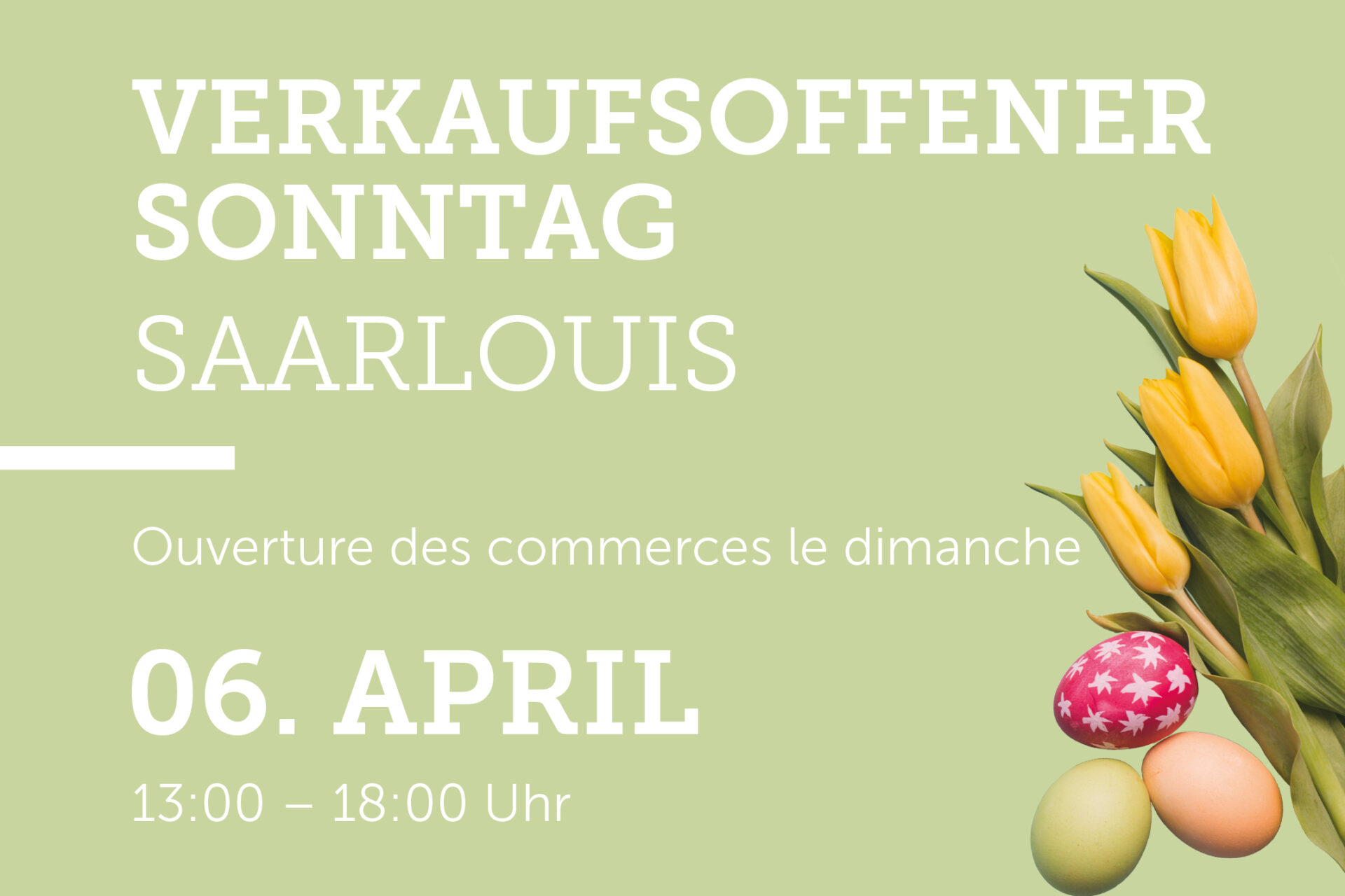 Verkaufsoffener Sonntag am 06. April