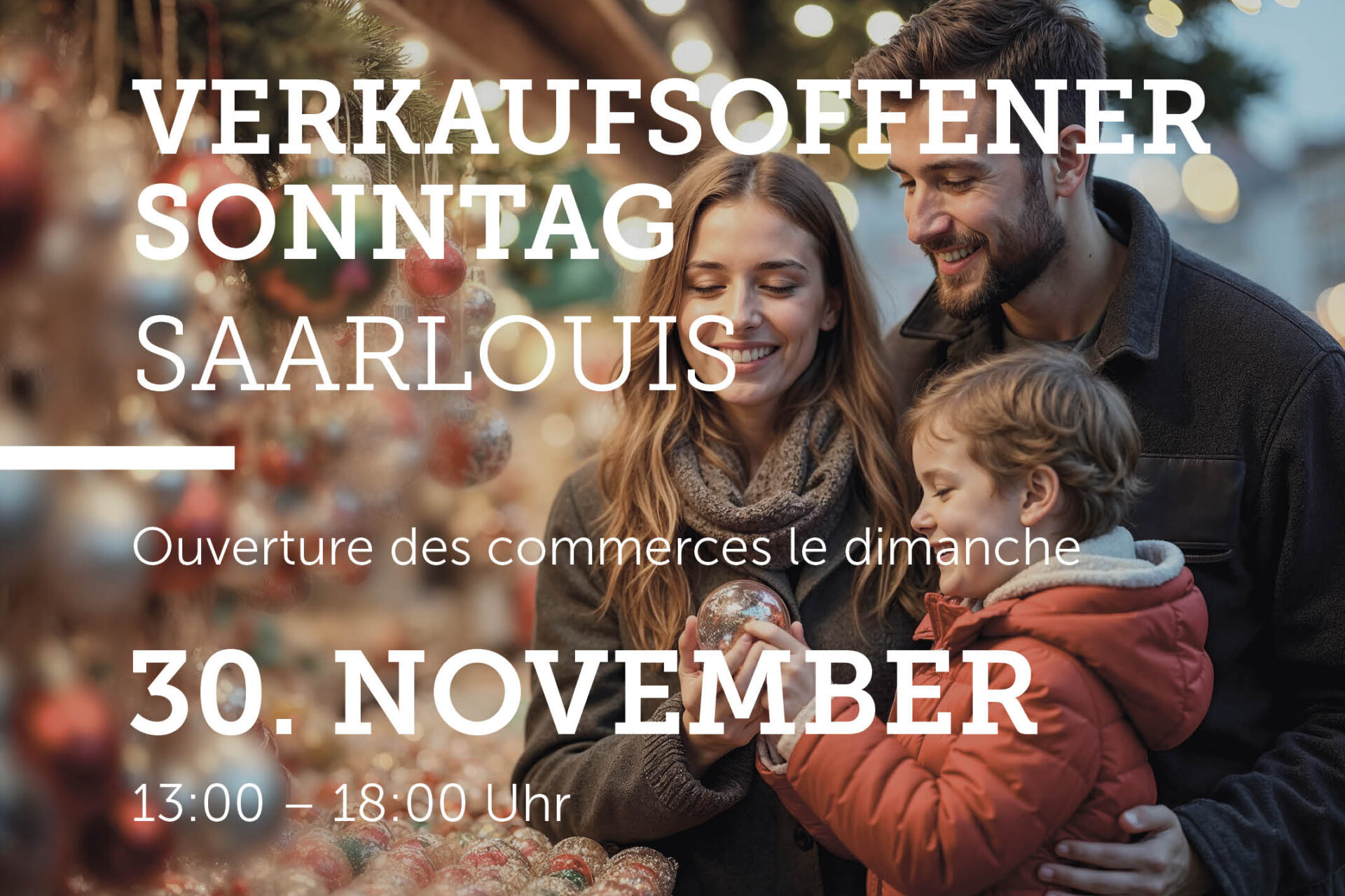Verkaufsoffener Sonntag am 30. November